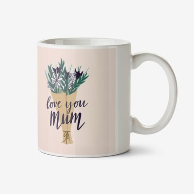 Lucy Maggie Love You Mum Flowers Mug