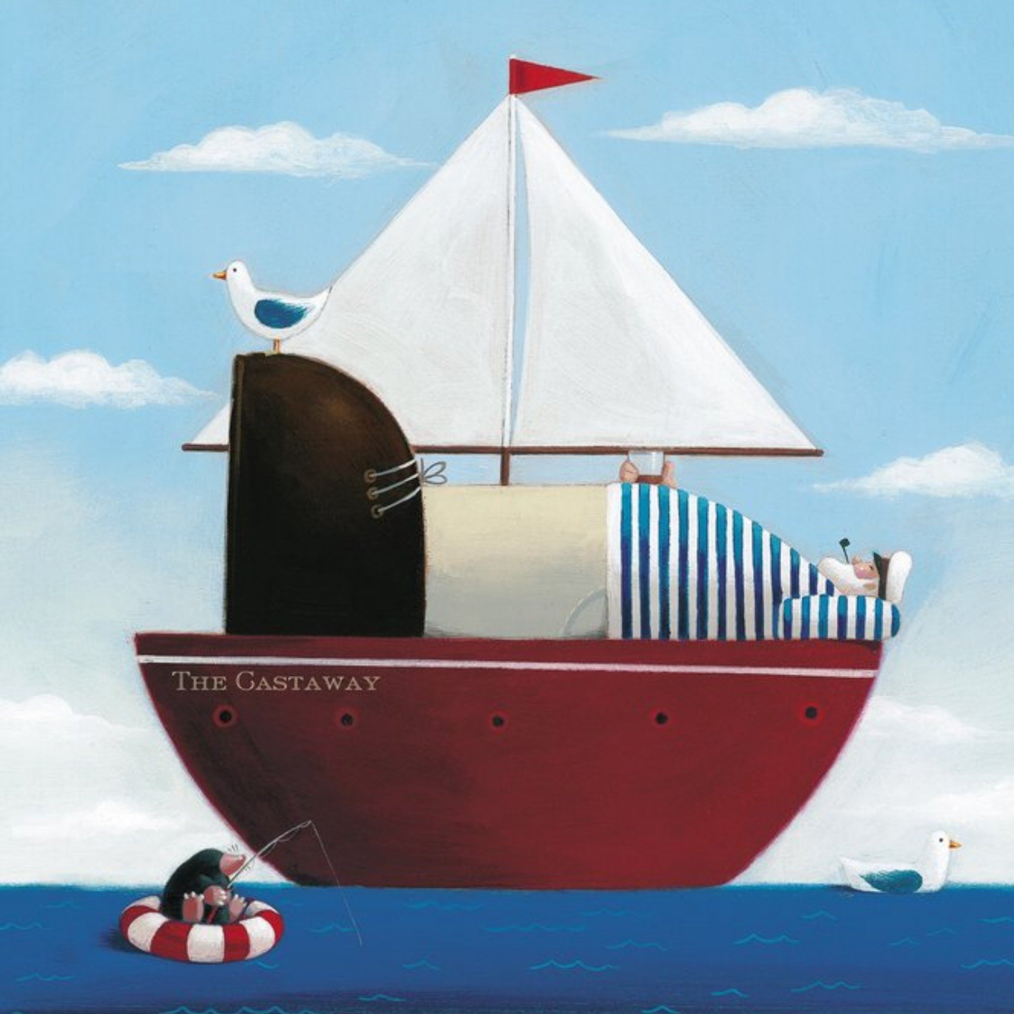 Moonpig Sail Away Personalised Bon Voyage Card