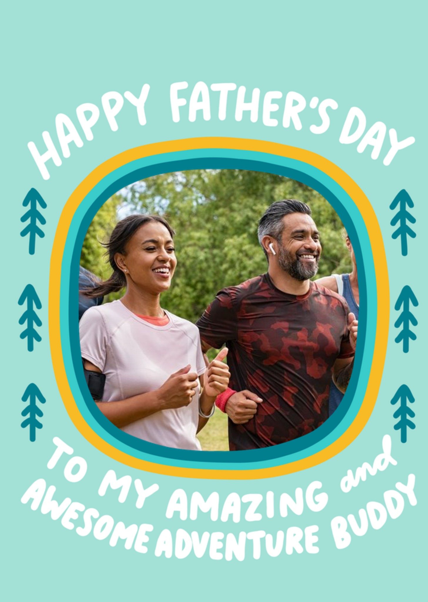 Moonpig Adventure Buddy Father's Day Photo Upload Card