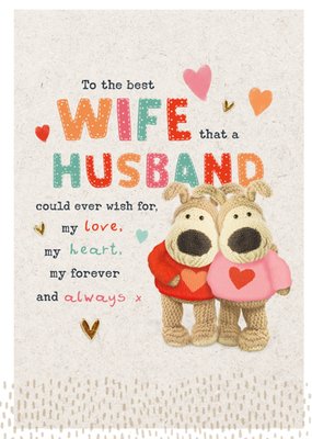 Boofle To The Best Wife Valentine's Day Card