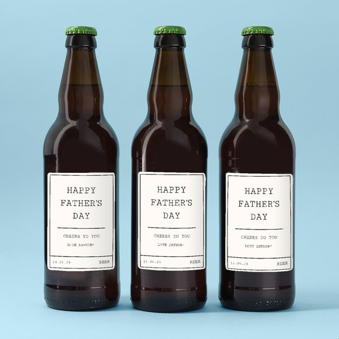 Happy Father's Day Cheers To You Lager Trio 3 x 500ml