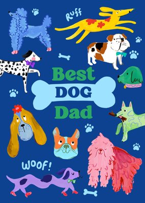 Best Dog Dad Card