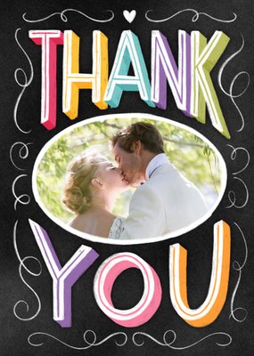 Wedding Photo upload Card Thank you