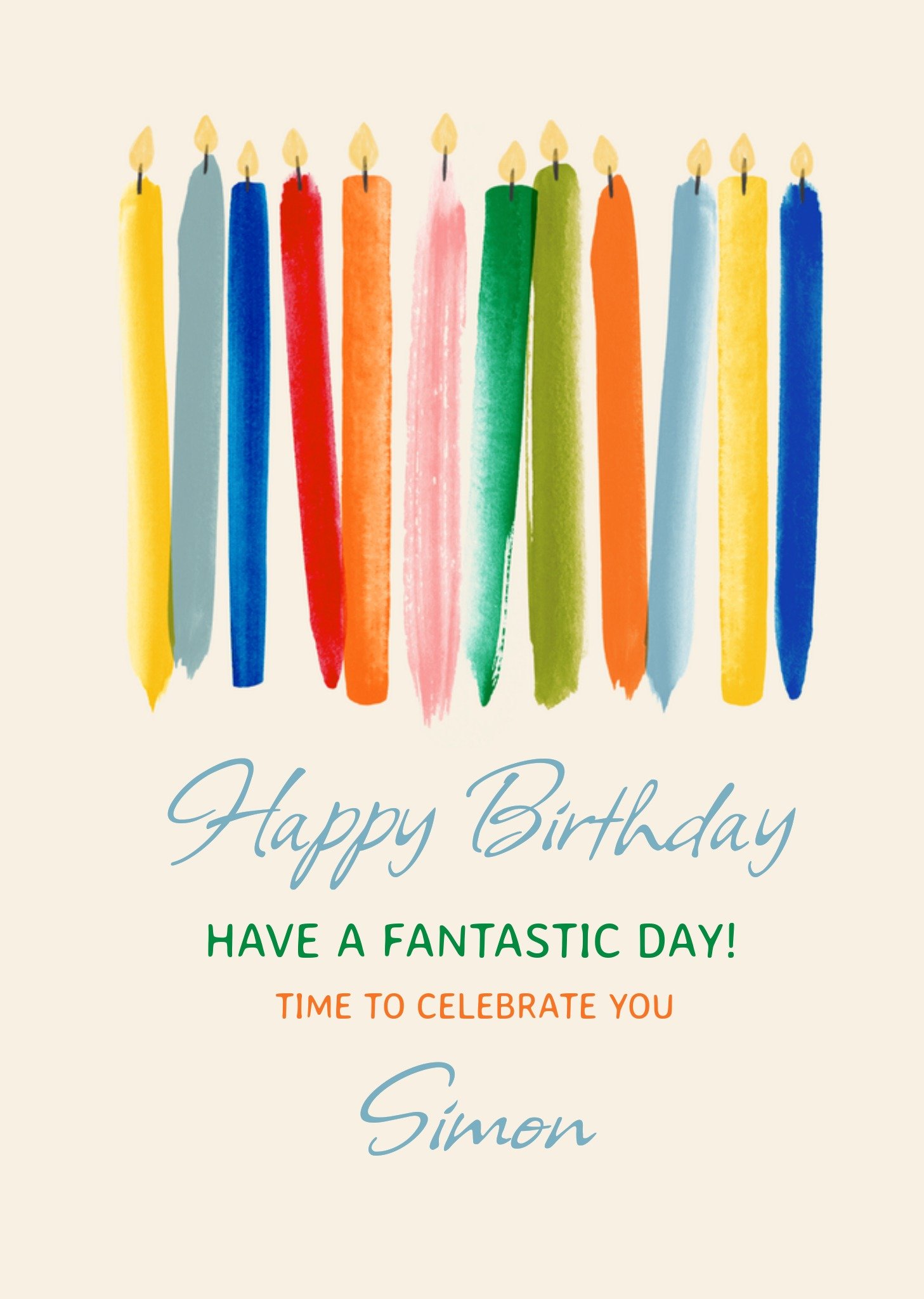 Moonpig Time To Celebrate You Birthday Card
