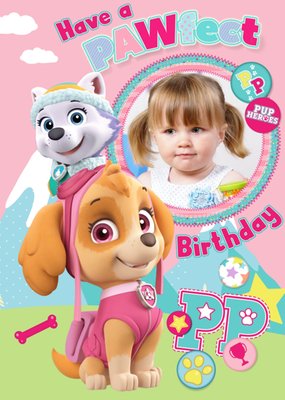 Photo Upload Paw Patrol Card