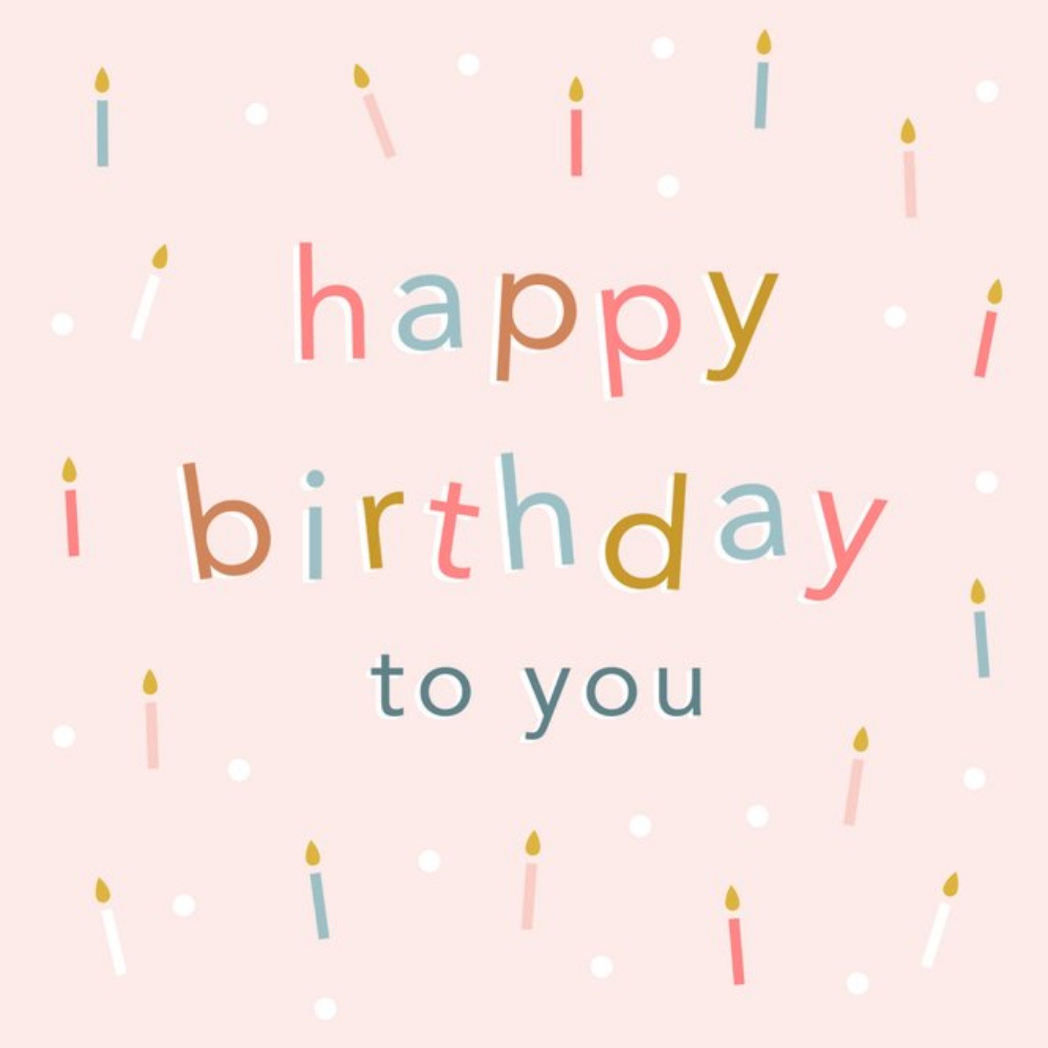 Moonpig Cute Typographic Illustrated Confetti Birthday Card