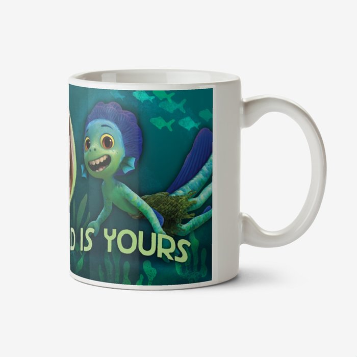 Disney Luca The World Is Yours Photo Upload Mug