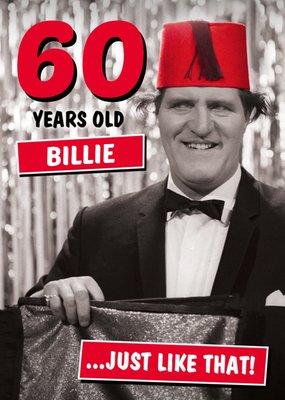 Funny Danilo Tommy Cooper 60th Birthday Card