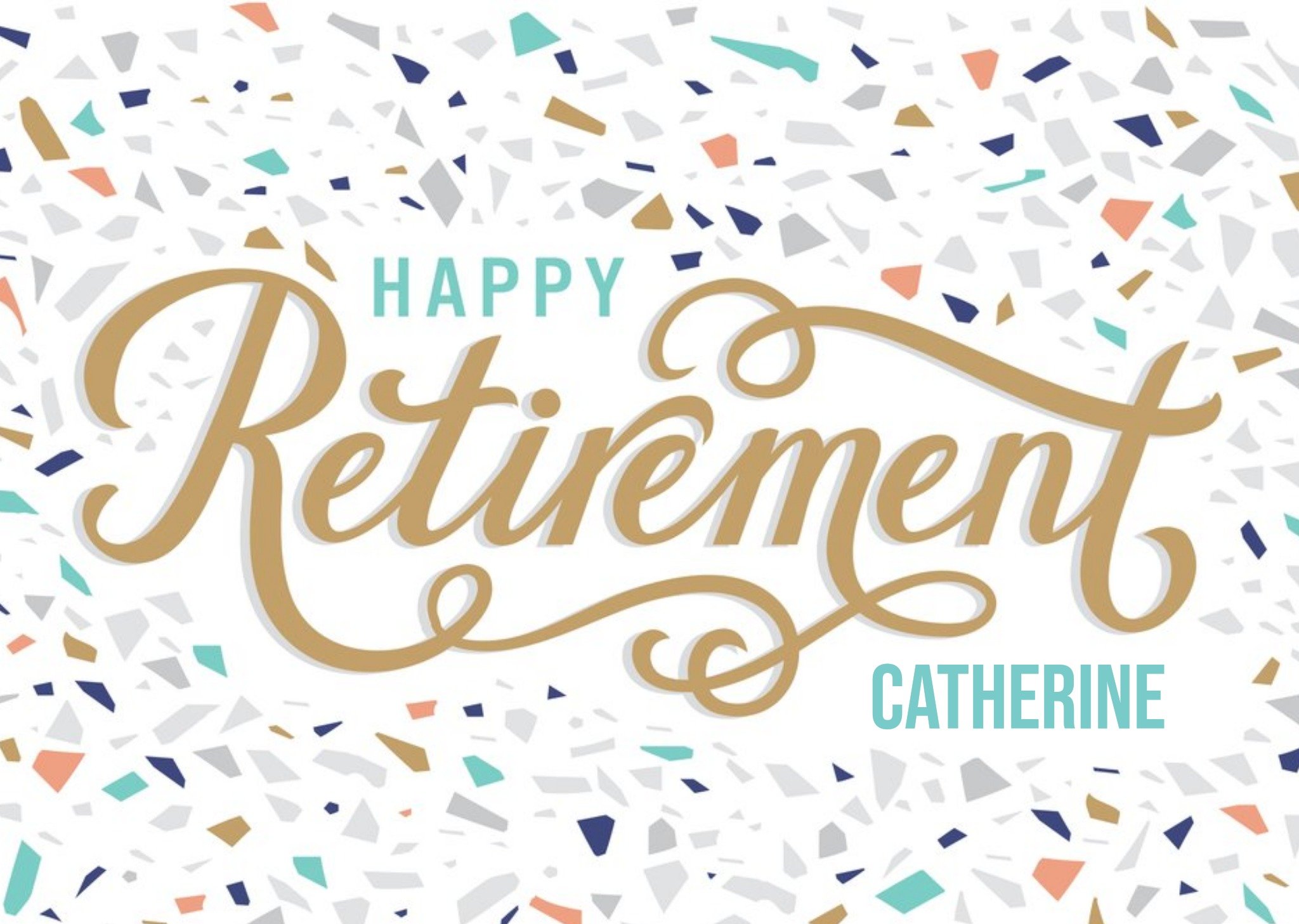 Moonpig Dalia Clark Illustration Retirement Congratulations Modern Card