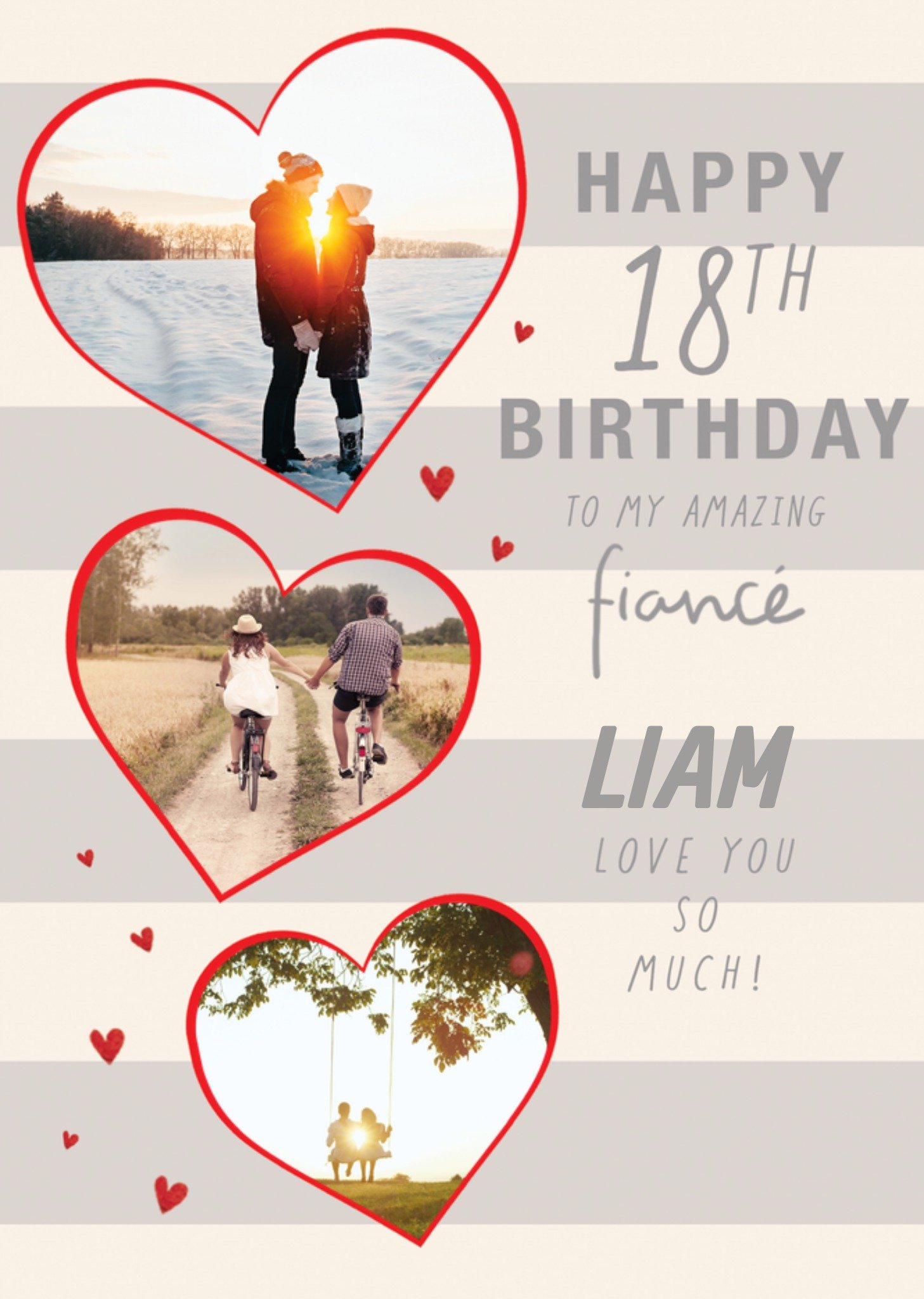 Moonpig Clintons Fiance Photo Upload Birthday Card