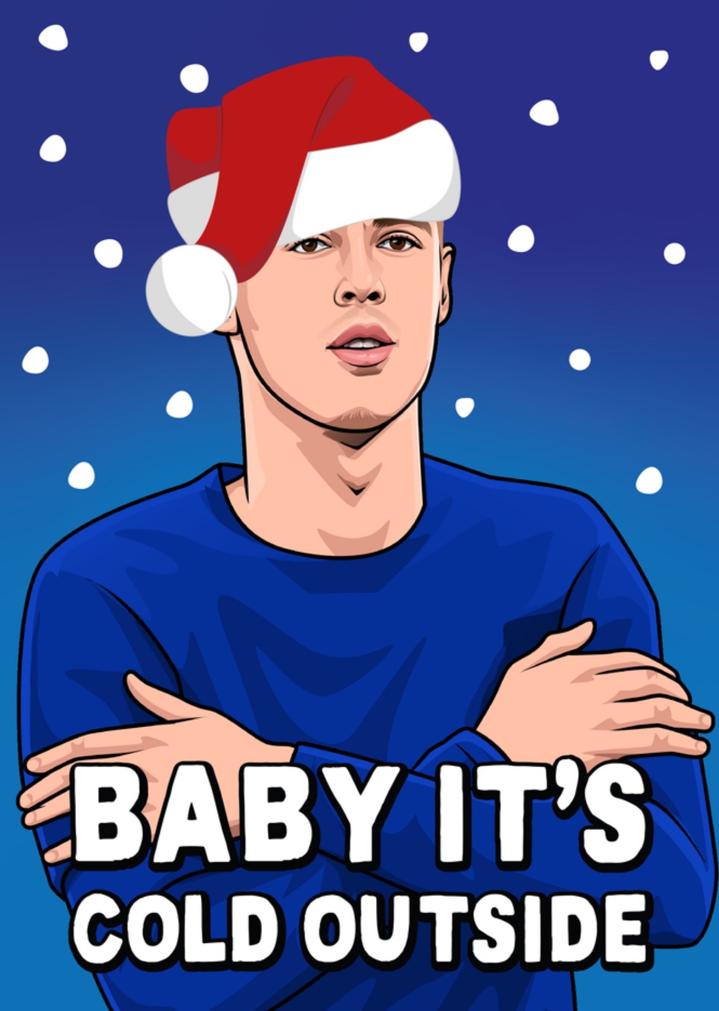 Moonpig Baby It's Cold Outside Christmas Card