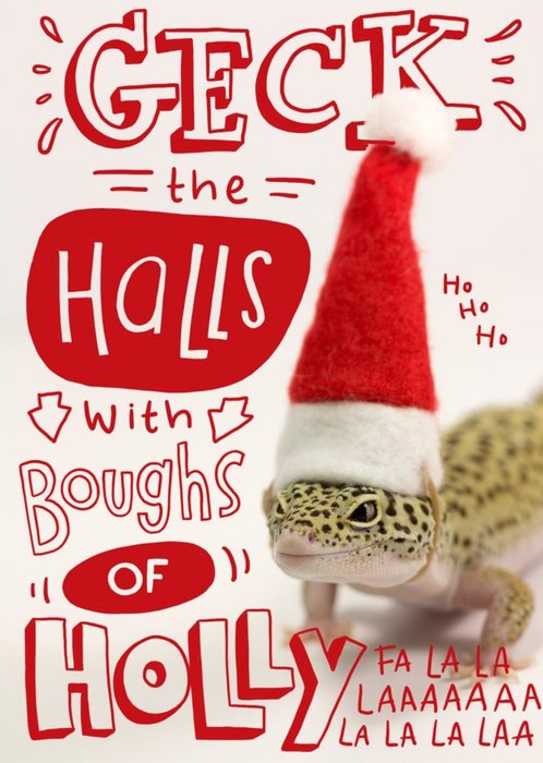 Deck The Halls Christmas Greetings Card