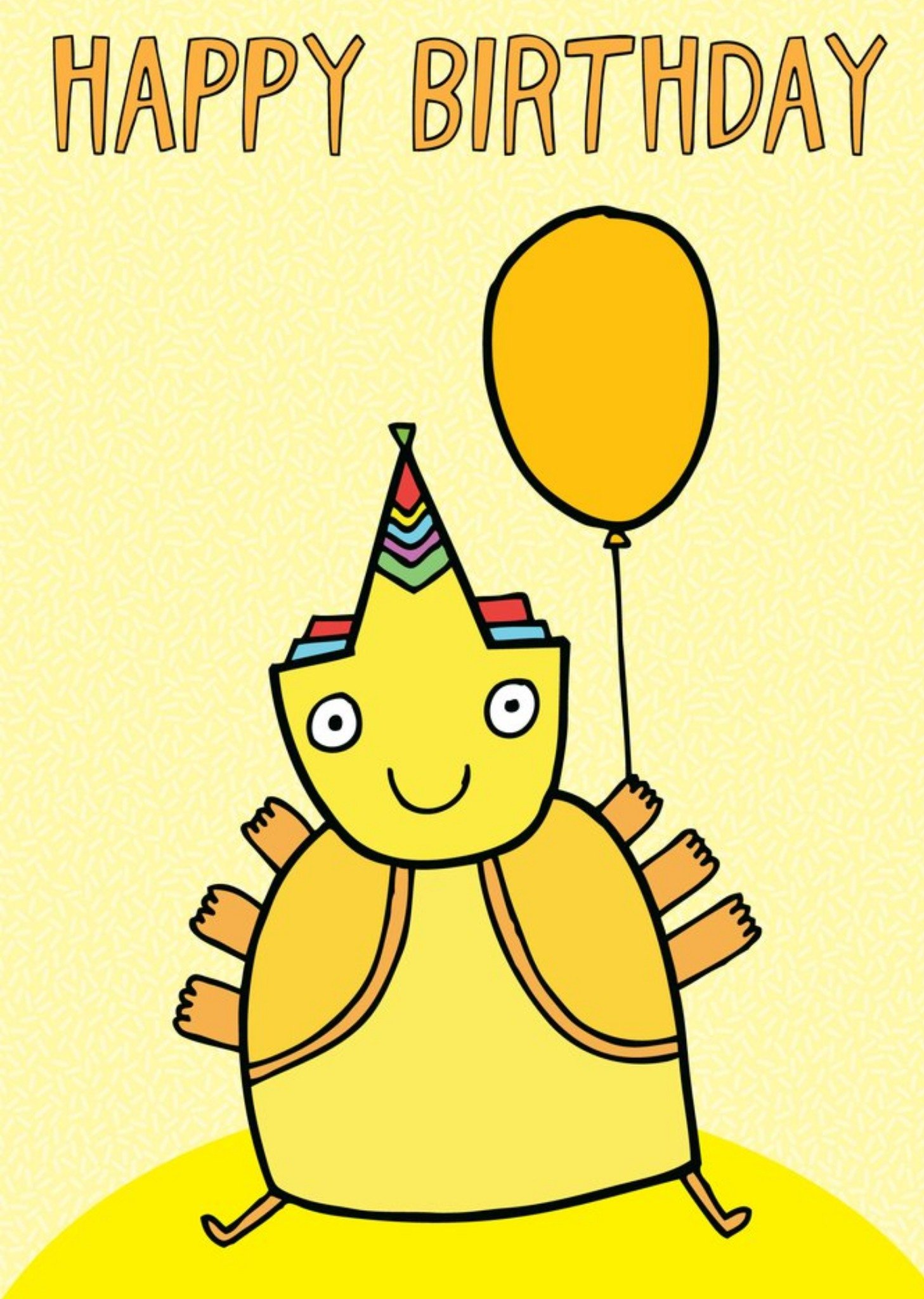 Moonpig Fun Illustration Of An Alien Happy Birthday Card