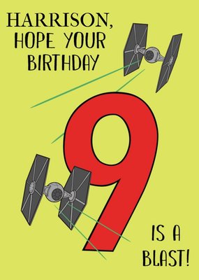 Star Wars Hope Your Birthday Is A Blast Card