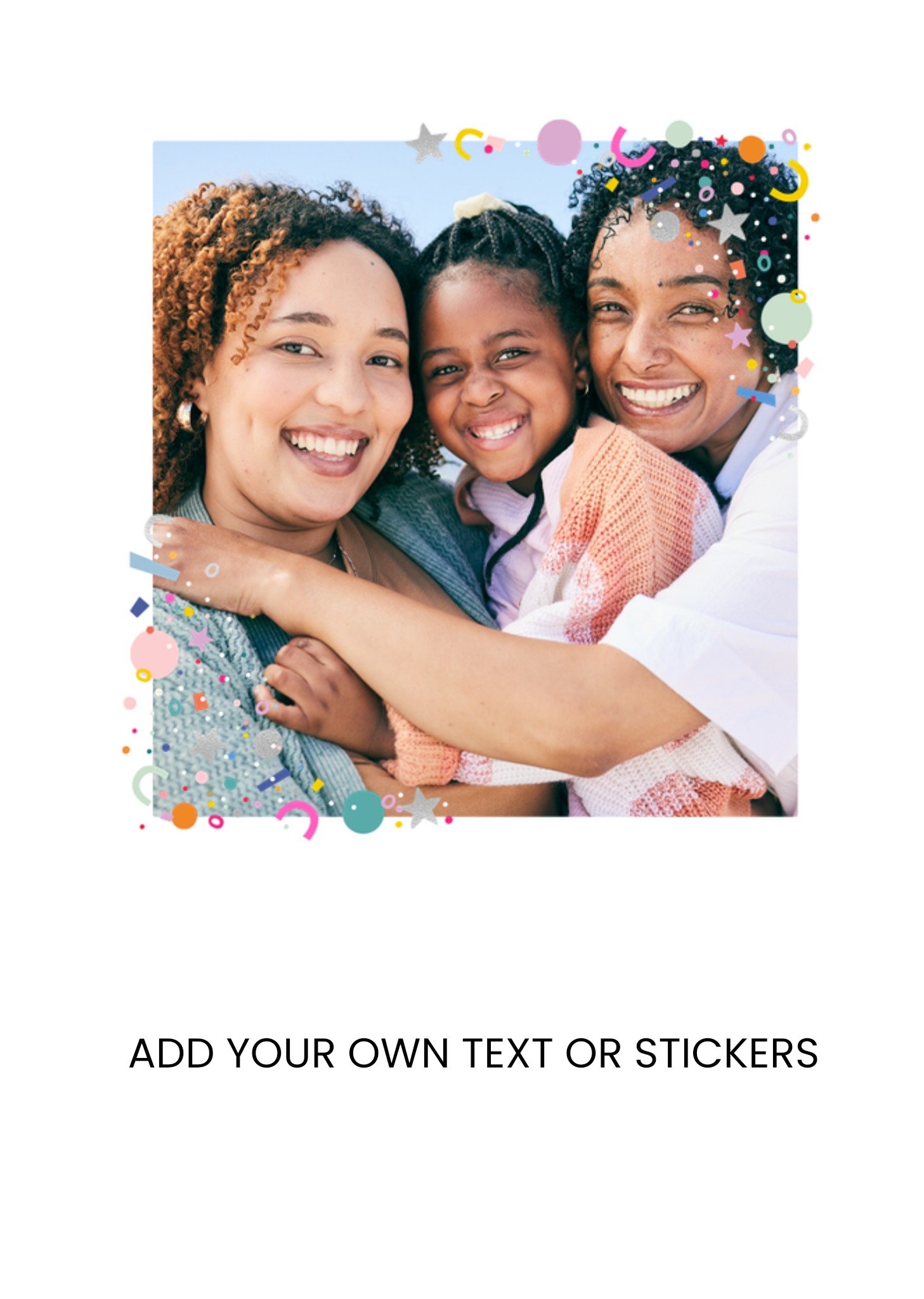 Moonpig Design Your Own Photo Upload Card