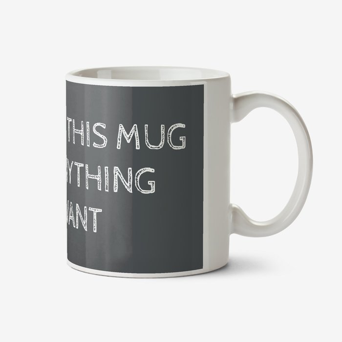 Customisable Typographic Mug