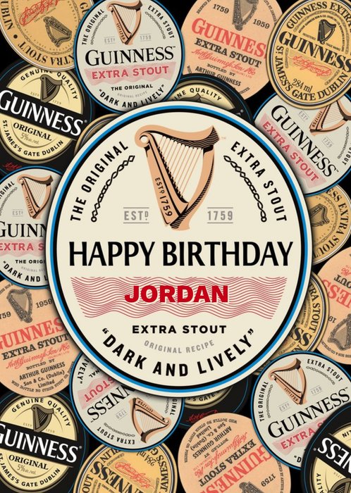 Guinness Birthday Card