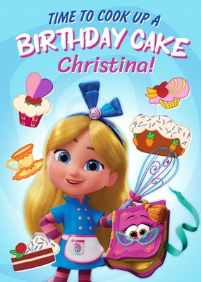 Alice's Wonderland Bakery Cook Up A Birthday Cake Card