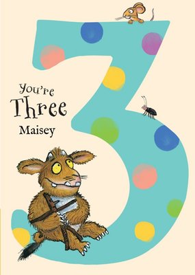 The Gruffalo's Child 3rd Birthday Card