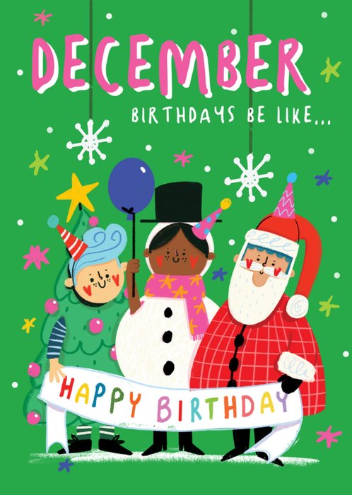 December Birthday Card