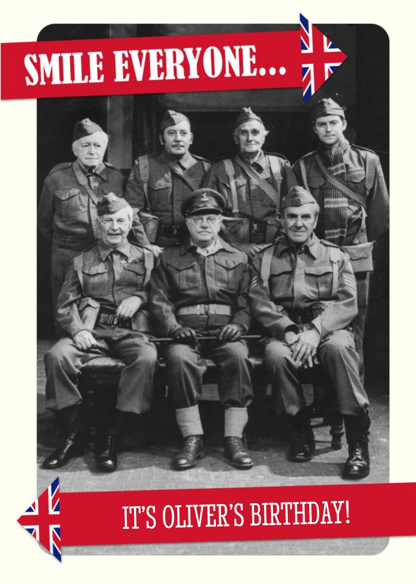 Moonpig Retro Humour Dad's Army Home Guard Birthday Card
