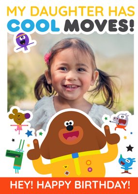 Hey Duggee Daughter birthday photo upload card