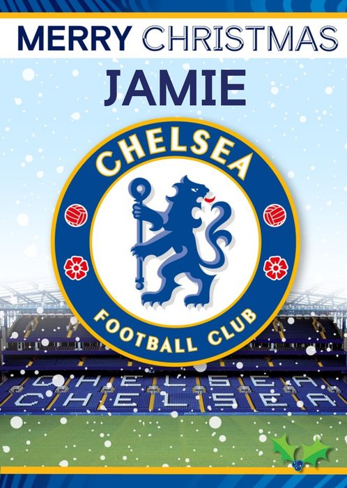 Chelsea FC Football Club Christmas Card