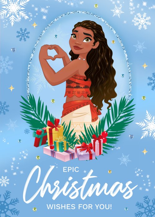 Disney Moana Christmas Card