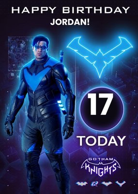 Gotham Knights 17 Today Birthday Card