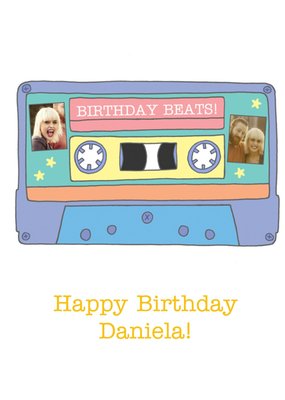 Birthday Beats Photo Upload Birthday Card