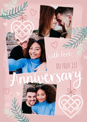 Studio Sundae On Your 1st Anniversary Photo Upload Card