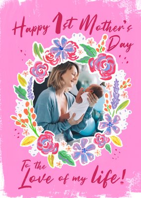 Happy First Mother's Day Photo Upload Card