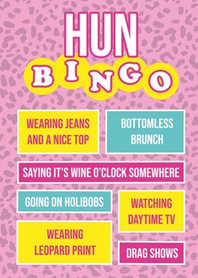 Hunsnet Hun Bingo Card