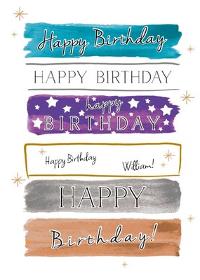 All The Ways To Say Happy Birthday Card