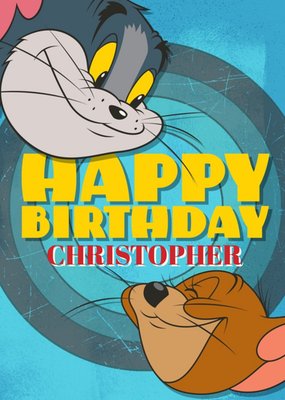 Tom and Jerry Birthday Card