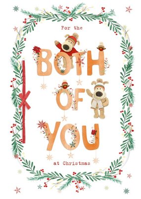 Boofle With Love To Both Of You At Christmas Card