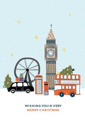 London Scene Christmas Card