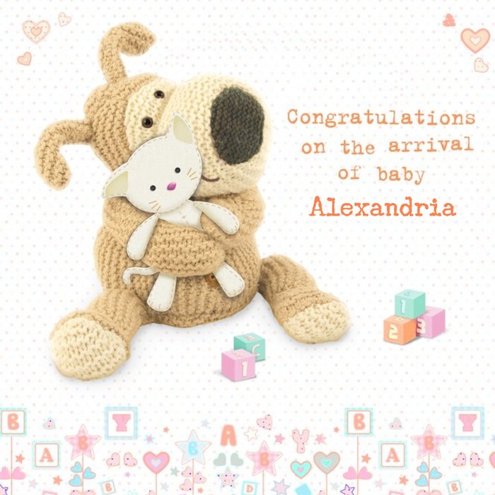 Boofle Congrats On Your New Baby Card