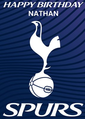 Tottenham Hotspur FC Birthday Card