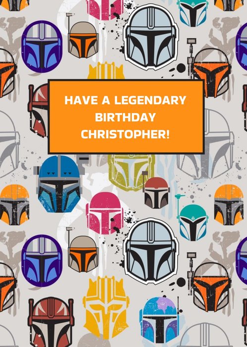 Star Wars The Mandalorian Birthday Card