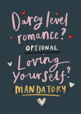 Loving Yourself Is Mandatory Card