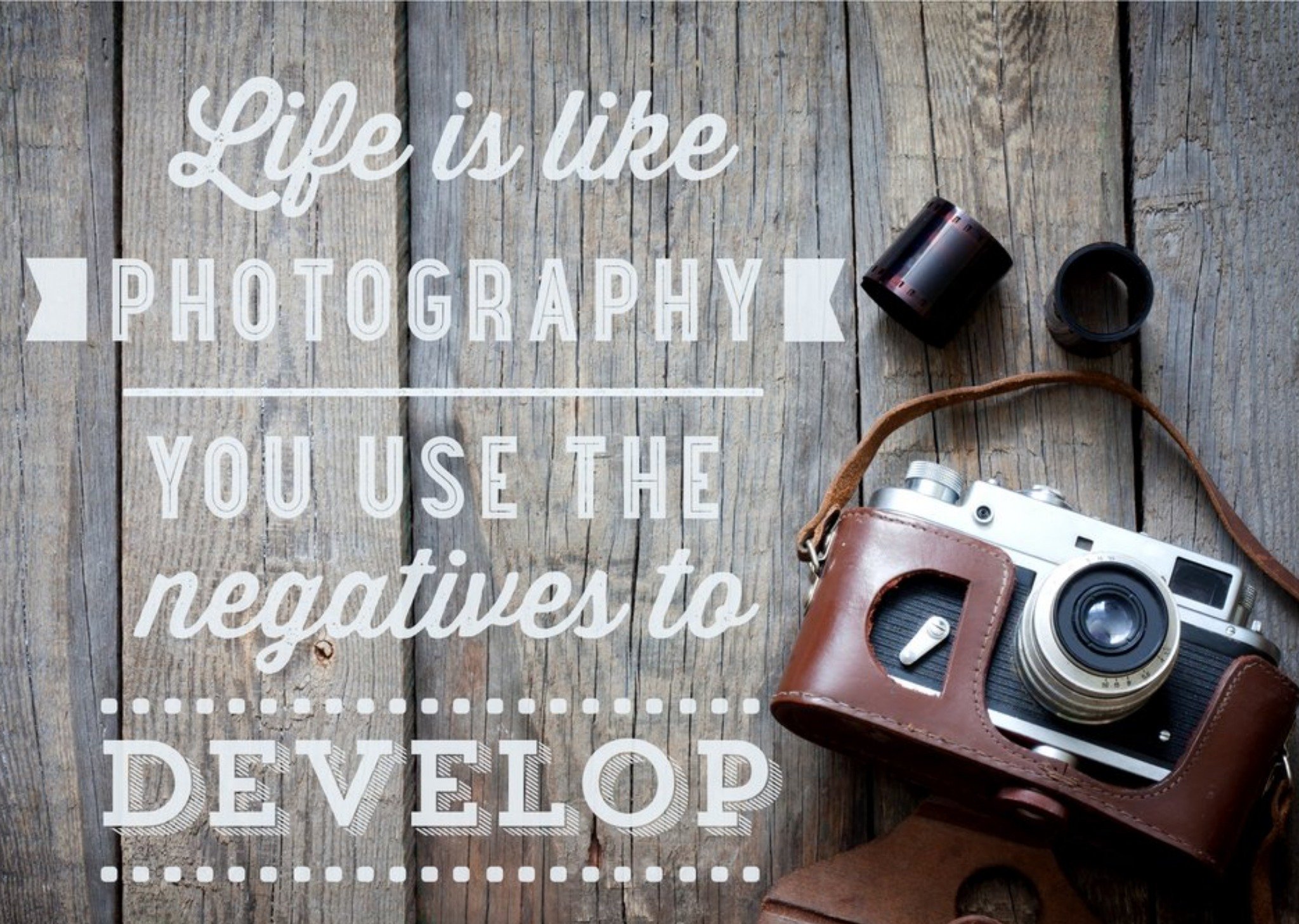 Moonpig Life Is Like Photography Personalised Thinking Of You Card