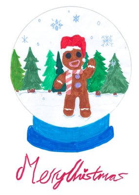 Oscar’s Kids Charity Gingerbread Man Christmas Card