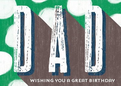 Dad Birthday Card