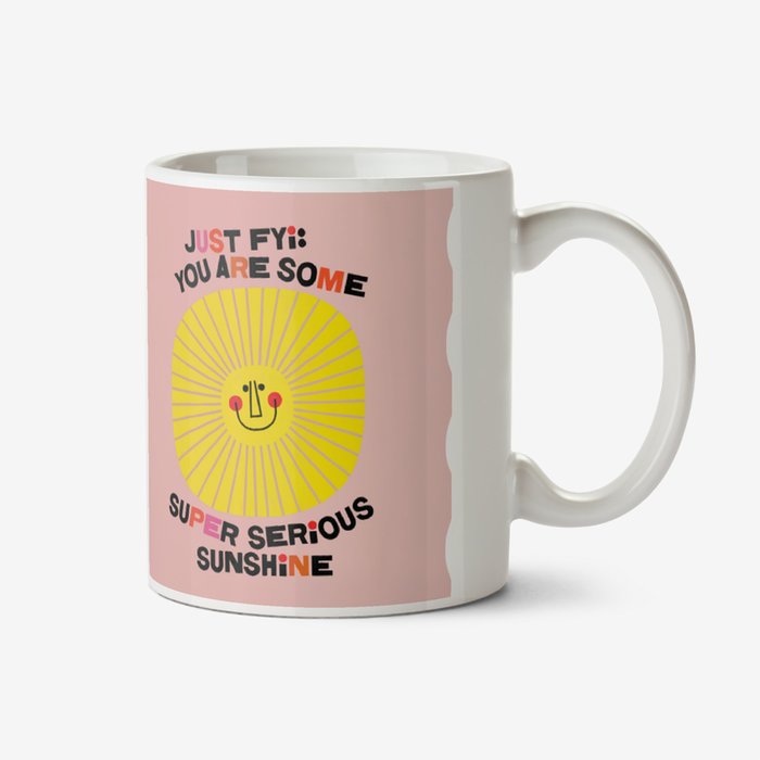 Kate Smith Co. Serious Sunshine Photo Upload Mug