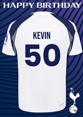 Tottenham Hotspur FC Birthday Card