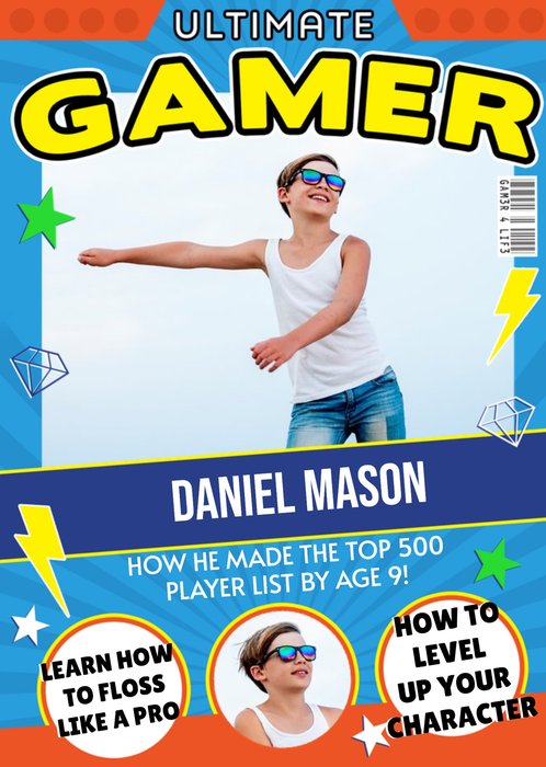 Spoof Birthday Card - Ultimate Gamer