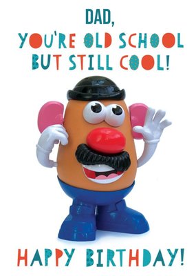 Mr Potato Head Old School Birthday Card
