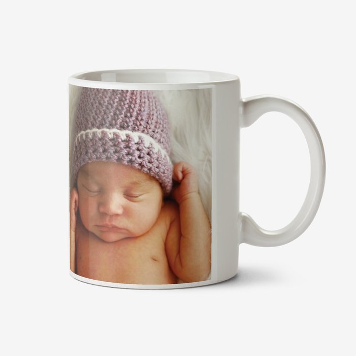 New Baby Pink Photo Upload Mug