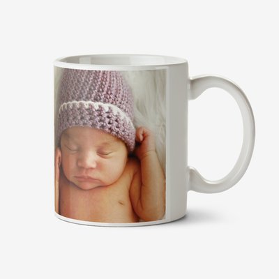 New Baby Pink Photo Upload Mug